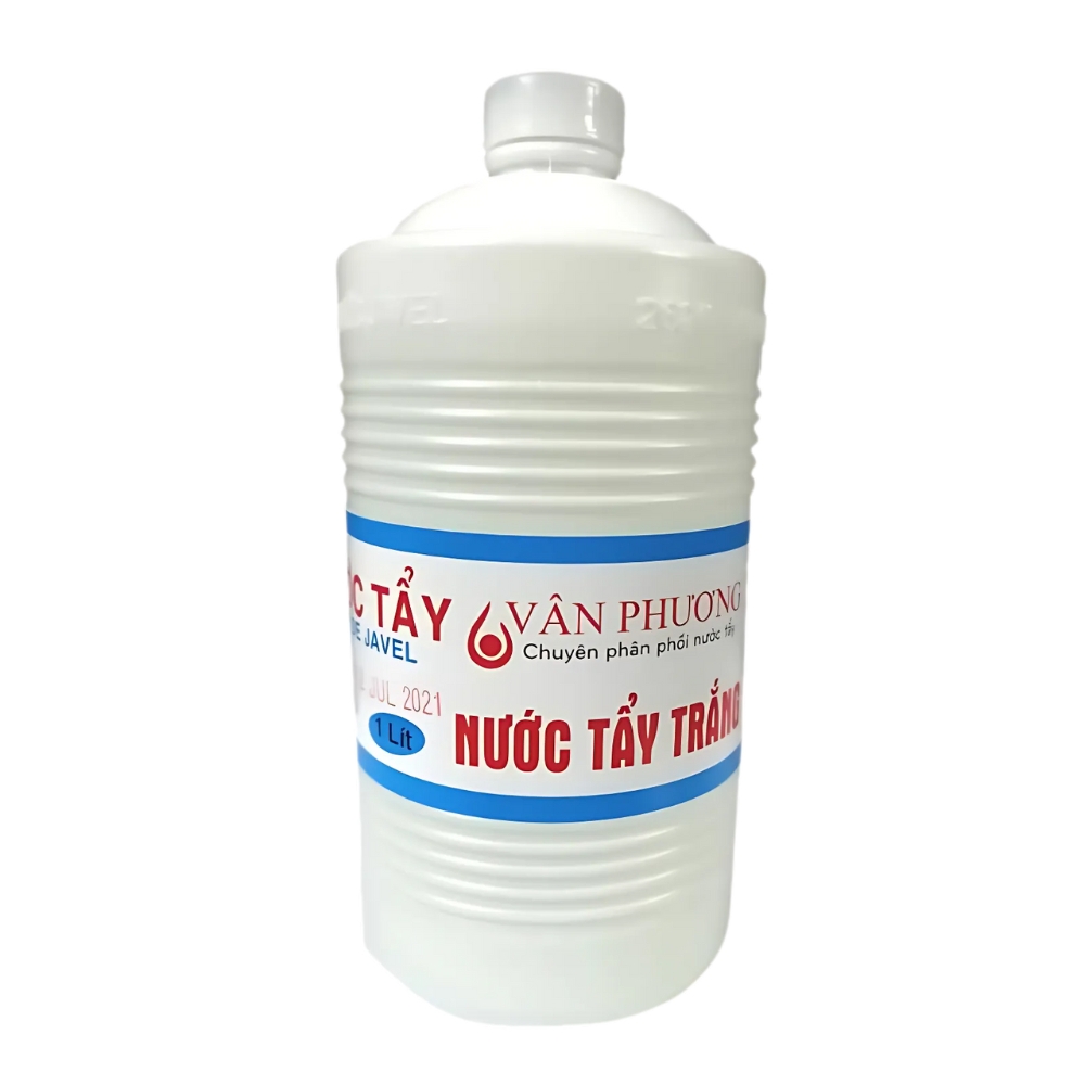 Combo 6 -12 chai nước tẩy trắng Javel Vân Phương chai 1 lít