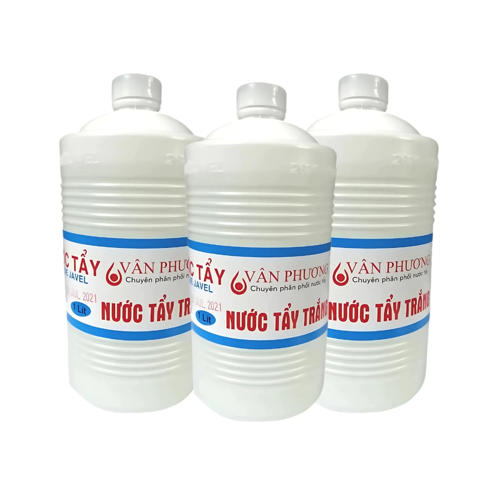 Chai nước tẩy trắng Javel Vân Phương chai 1 lít