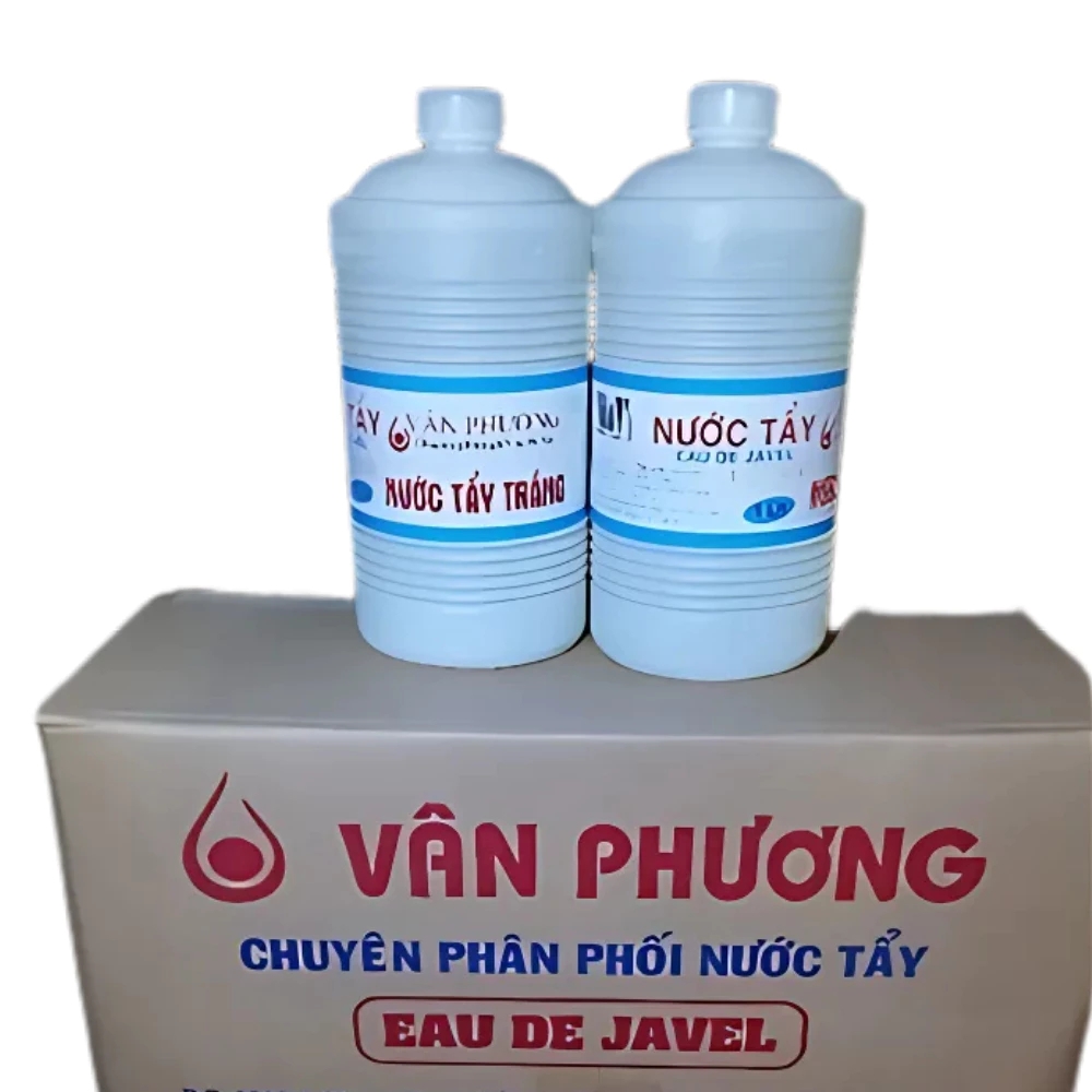 Chai nước tẩy trắng Javel Vân Phương chai 1 lít