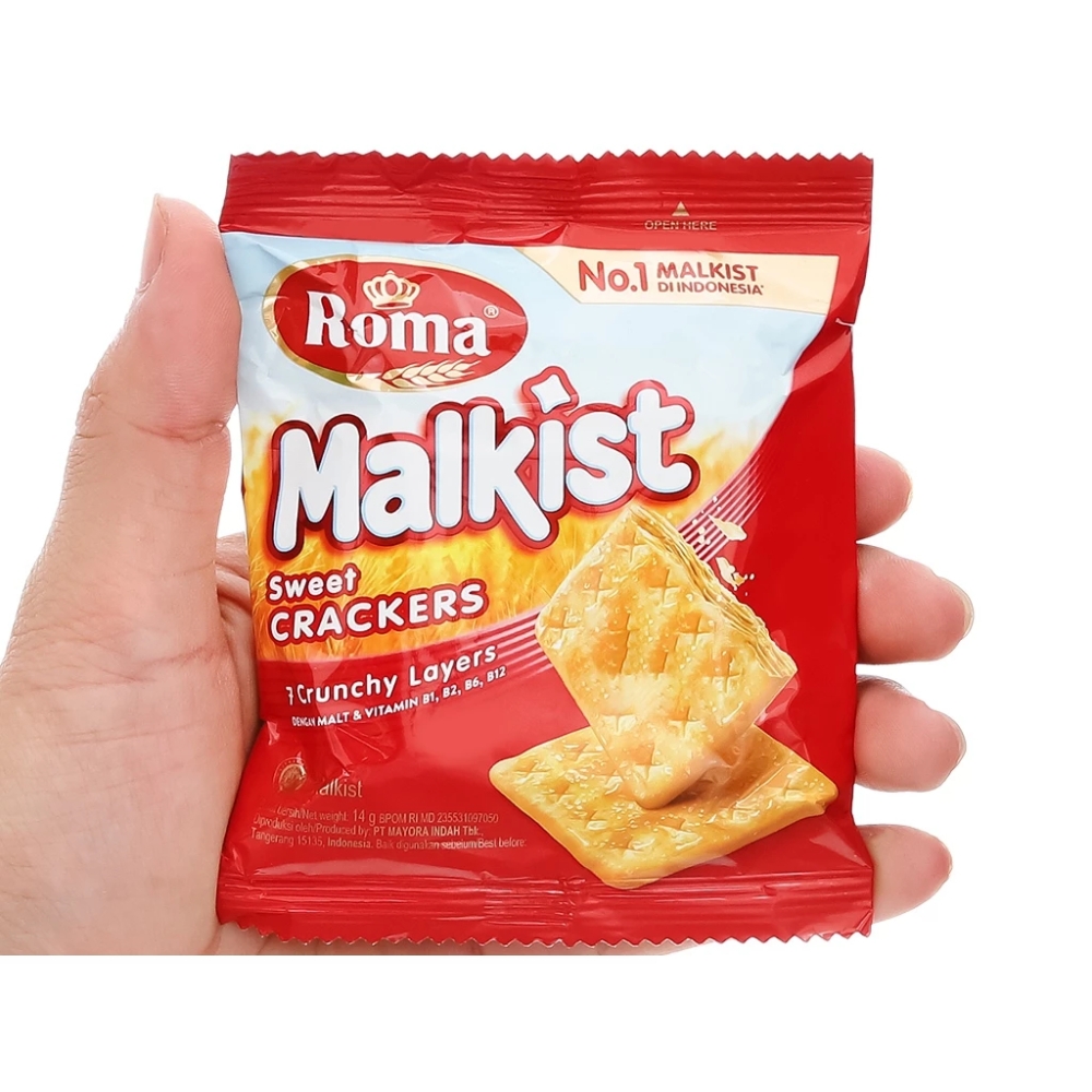 Bánh Roma Malkist Crackers gói 140g
