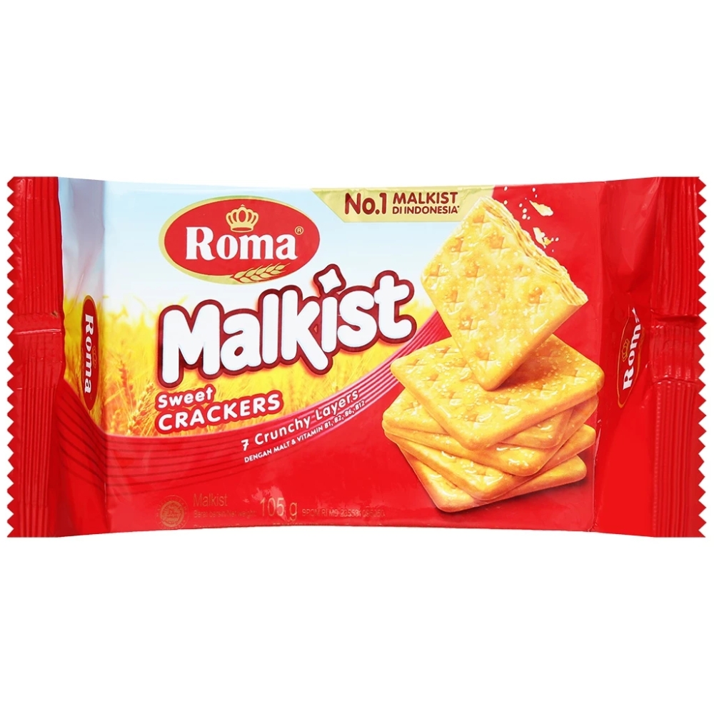Bánh Roma Malkist Crackers gói 140g
