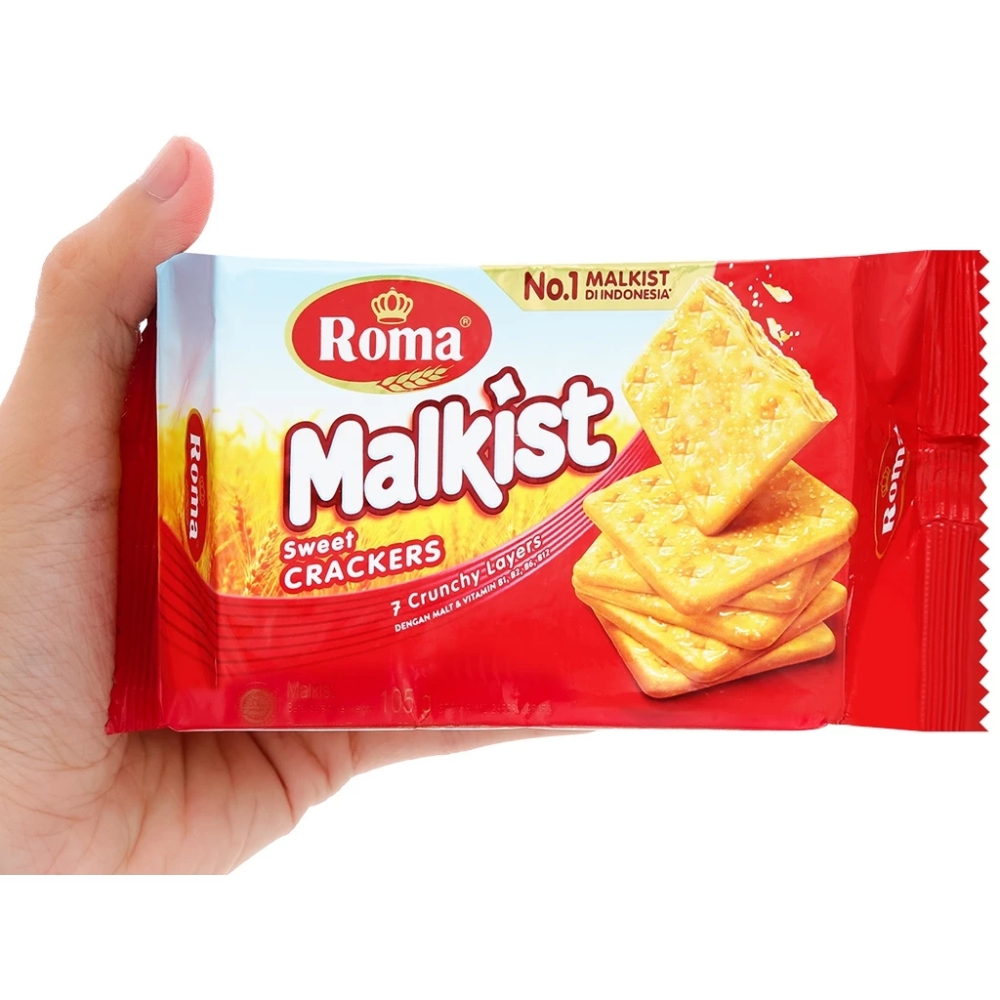 Bánh Roma Malkist Crackers gói 140g