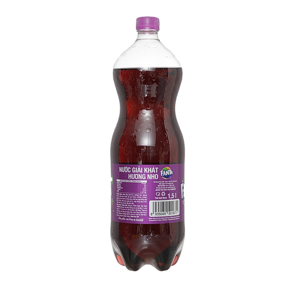 (Lốc 6 chai) Nước giải khát Fanta hương cam/xá xị/soda kem/nho chai 300ml/390ml/600ml/1.5L
