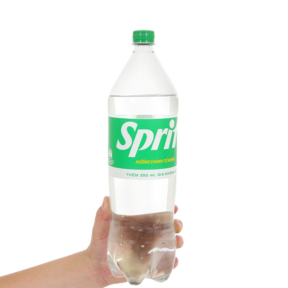 Nước ngọt giải khát Sprite hương chanh lon 235ml/320ml và chai 300ml/390ml/600ml/1.85L