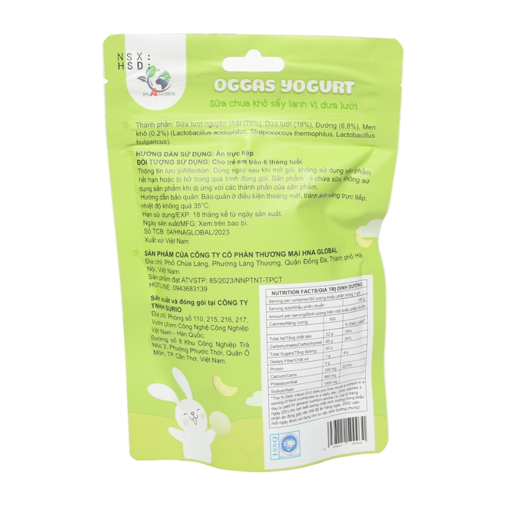 (Combo 5/10 gói) Sữa chua Oggas Yogurt nhiều vị 10gr/18gr cho bé từ 6 tháng tuổi