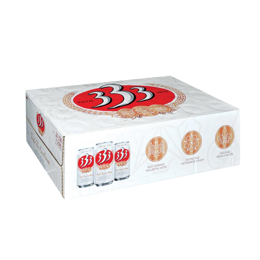 Thùng 24 lon bia 333 330ml