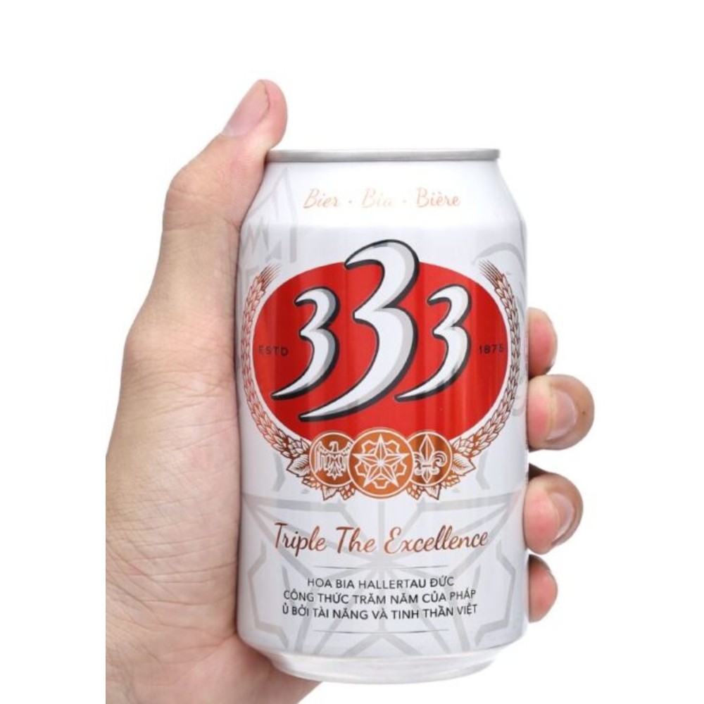 Thùng 24 lon bia 333 330ml