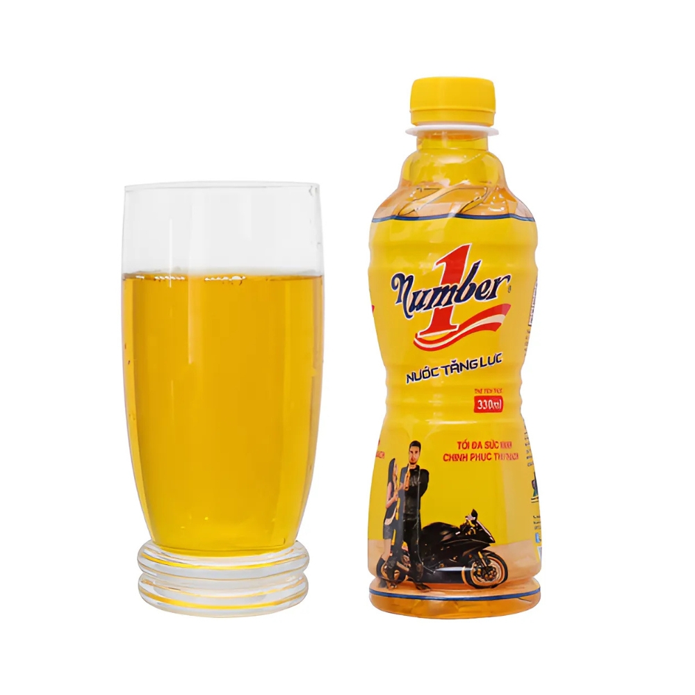 Xóa - Thùng 24 chai nước tăng lực Number1 chai 330ml