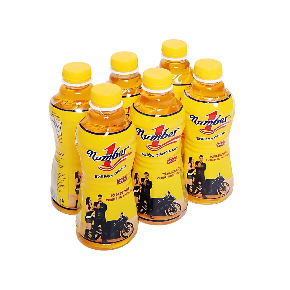 Xóa - Thùng 24 chai nước tăng lực Number1 chai 330ml