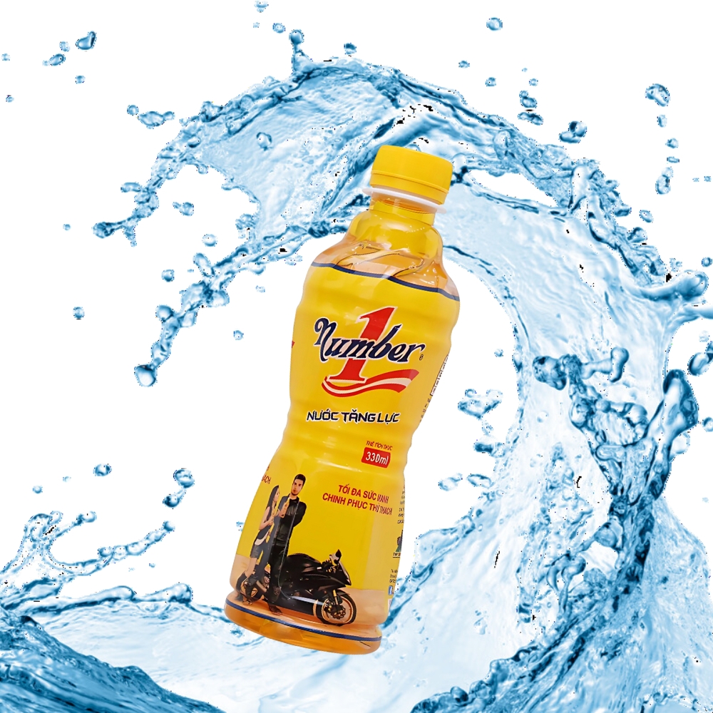 Xóa - Thùng 24 chai nước tăng lực Number1 chai 330ml