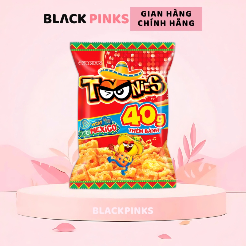 Snack Toonies vị gà rán, phô mai, cay, socola 40g