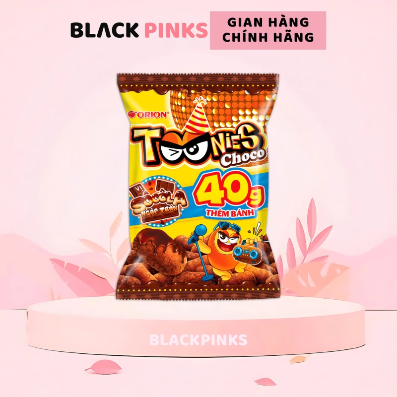 Snack Toonies vị gà rán, phô mai, cay, socola 40g