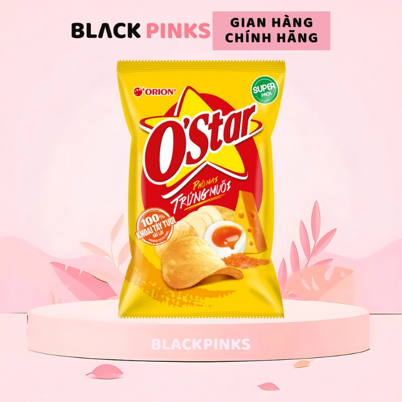 Snack O'Star Orion vị tự nhiên/kim chi/tảo biển/phô mai trứng muối 35/60/105g