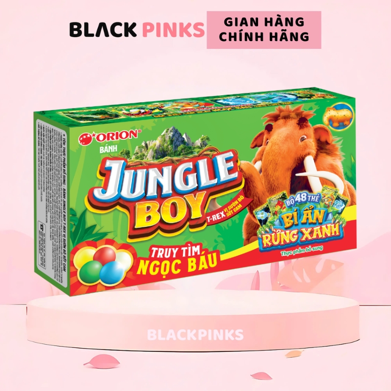 Bánh khủng long Jungle Boy vị sườn bò sốt cam/socola lúa mạch 35g