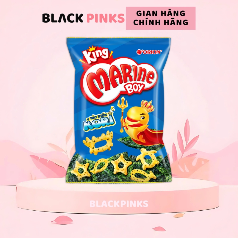 Snack vị tảo biển Nori Orion King Marine Boy gói 56g
