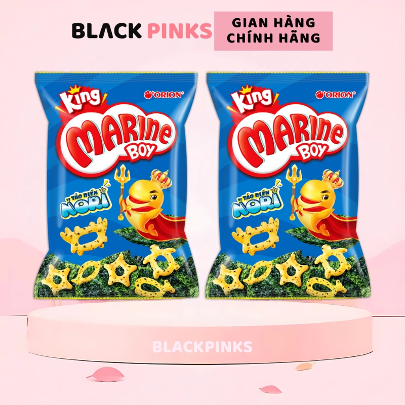 Snack vị tảo biển Nori Orion King Marine Boy gói 56g