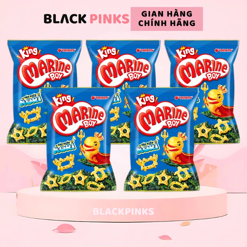 Snack vị tảo biển Nori Orion King Marine Boy gói 56g