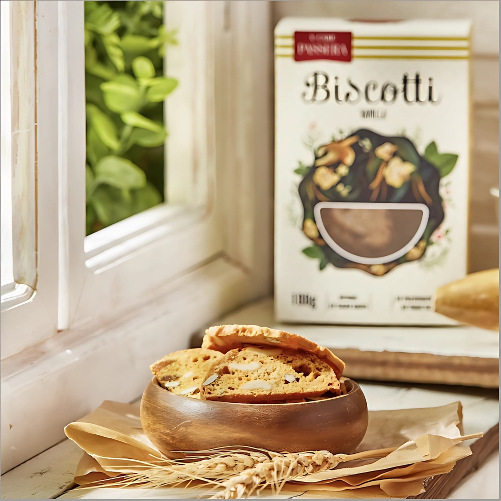 Combo 1/2/3/5 hộp bánh Biscotti vị matcha/chocolate/vanilla 100g