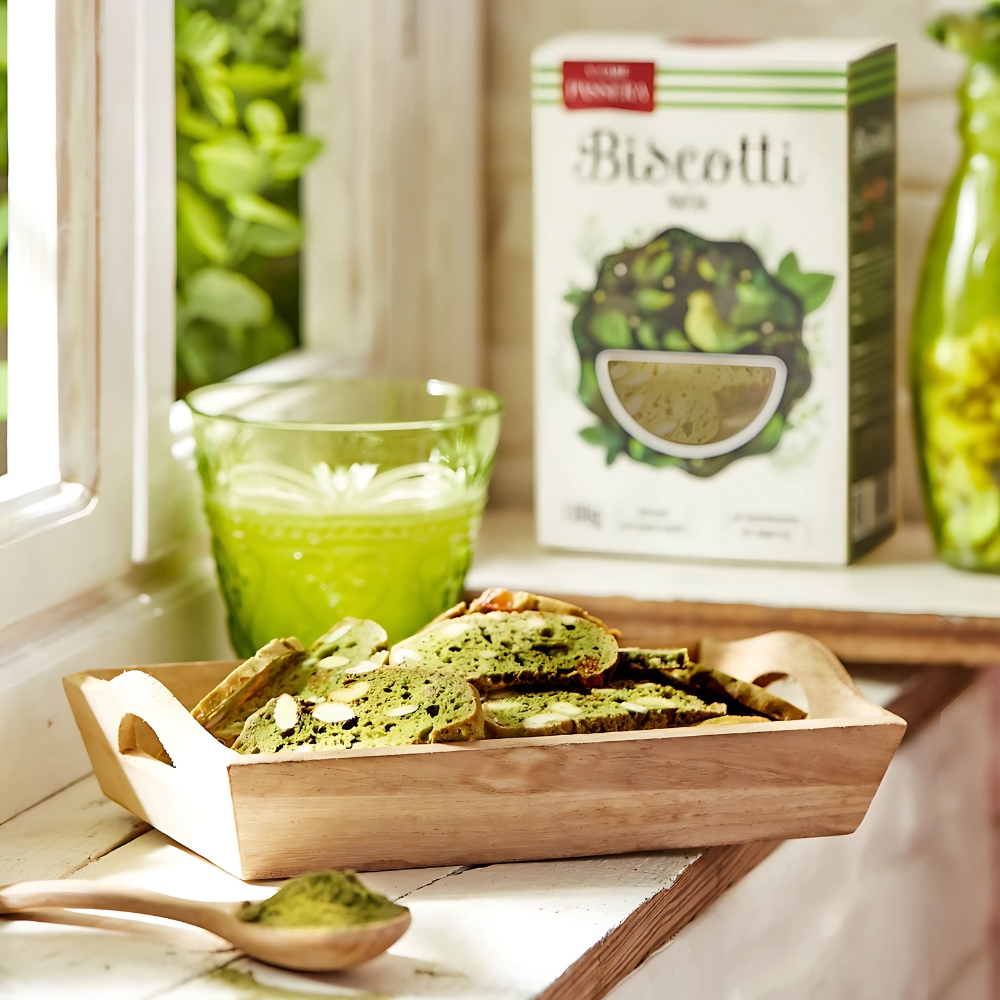 Combo 1/2/3/5 hộp bánh Biscotti vị matcha/chocolate/vanilla 100g