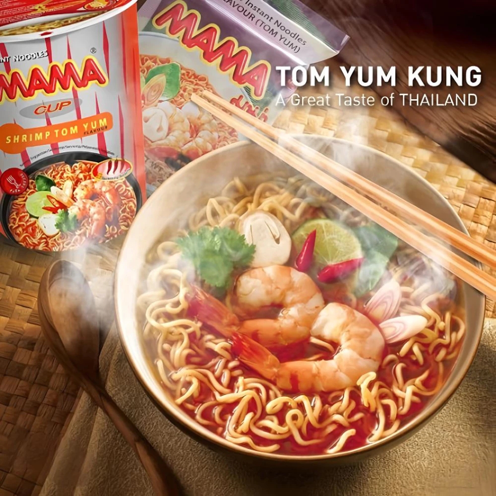 Mì gói/ly Mama Thái Lan mì trộn/chay nhiều hương vị gói/ly 55g/60g/85g/90g