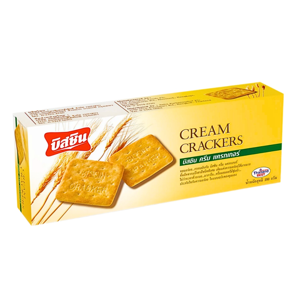 Bánh quy kem/lúa mạch/dừa/kem socola/cam/dâu tây/dưa lê Bissin 150g/170g/180g