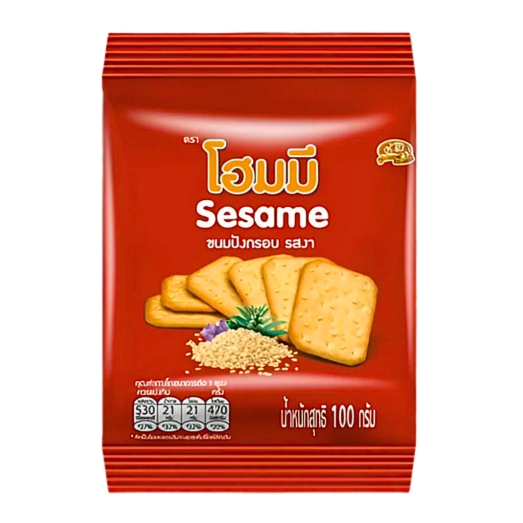 (1 gói/combo 5 gói) Bánh Homey Bissin hương vị gà/phô mai/mè/dừa/rong biển 100g