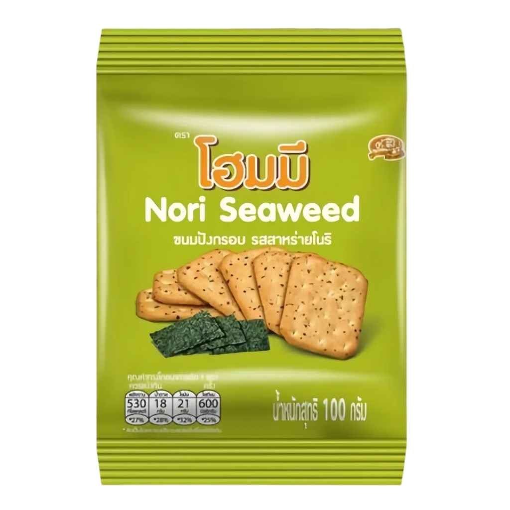 (1 gói/combo 5 gói) Bánh Homey Bissin hương vị gà/phô mai/mè/dừa/rong biển 100g