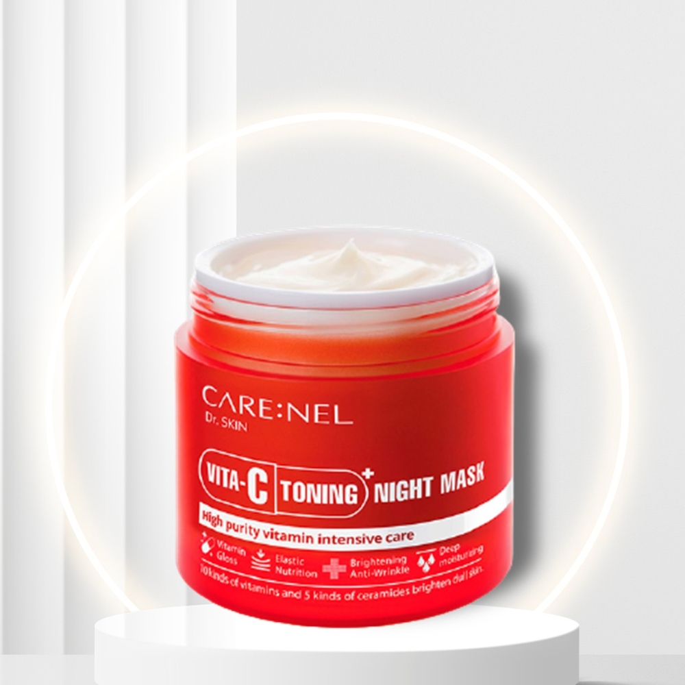 Mặt nạ ngủ trắng da Care:nel Vita C Toning Night Mask 80ml