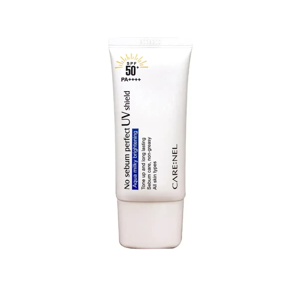 Kem chống nắng Care:Nel No Sebum Perfect UV Shield SPF50/PA++++ kiềm dầu, nâng tông & thanh mát 50ml