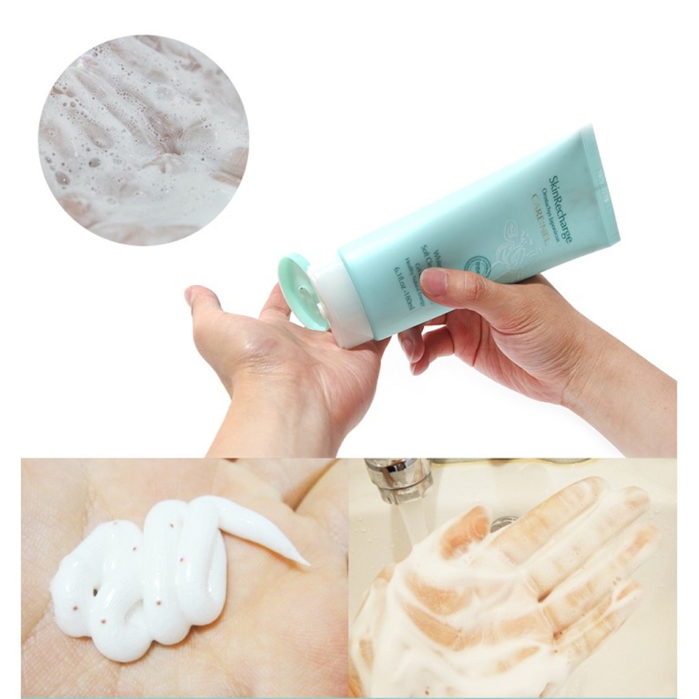 Sữa rửa mặt Care:Nel White Renew Soft làm sạch da, dưỡng ẩm, ngừa mụn 180ml