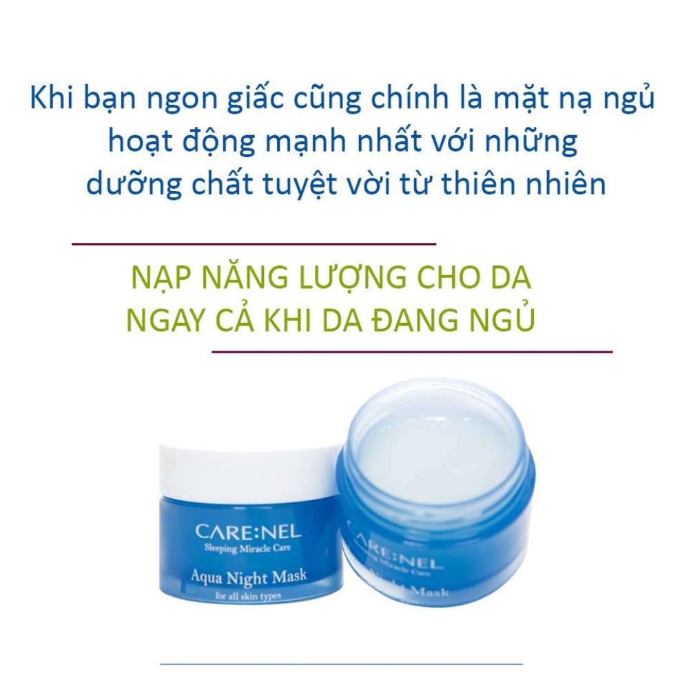Mặt nạ ngủ Care:Nel Aqua dưỡng ẩm 15ml