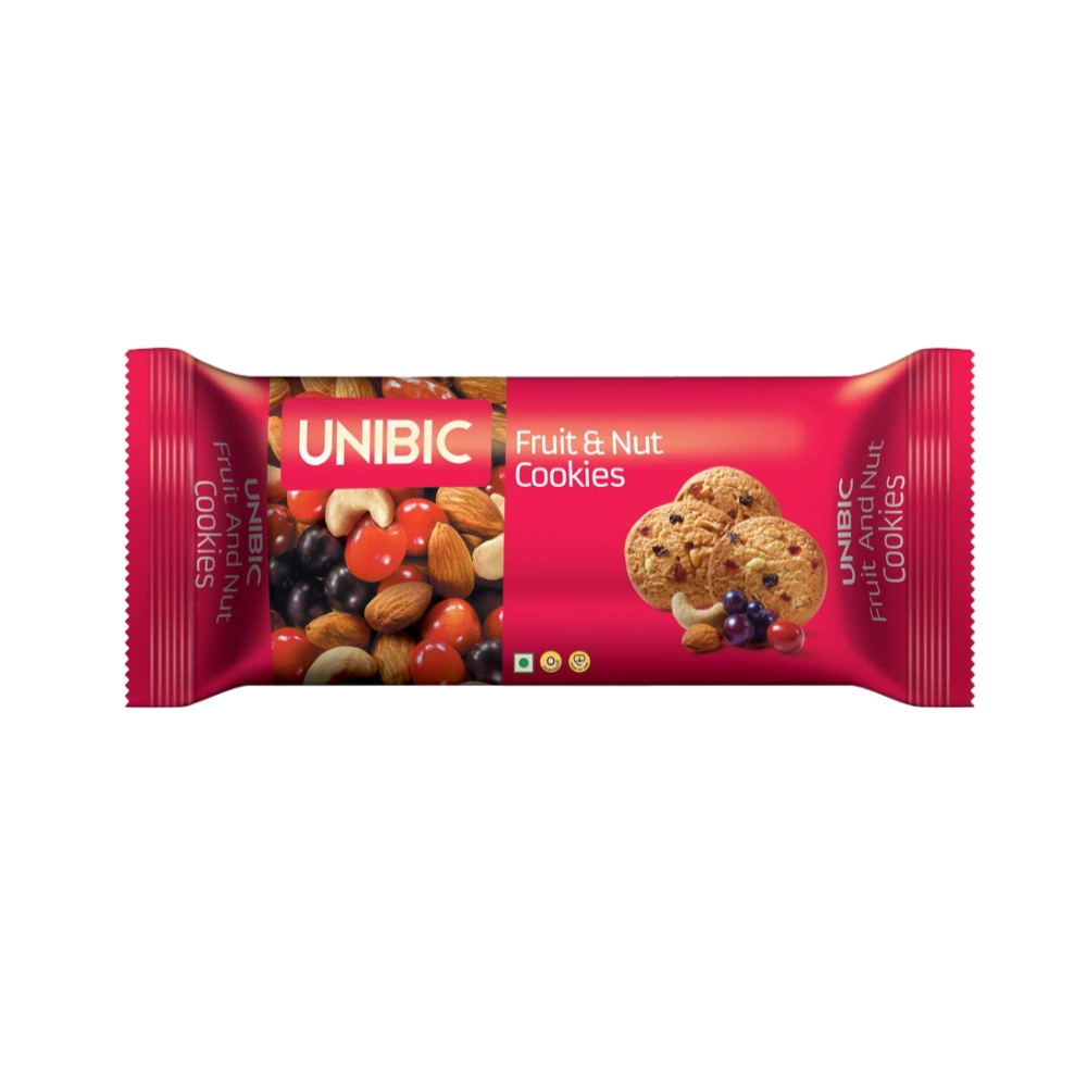 Bánh quy Unibic vị hạnh nhân hạt dẻ cười/hạt điều/trái cây và hạt gói 75g