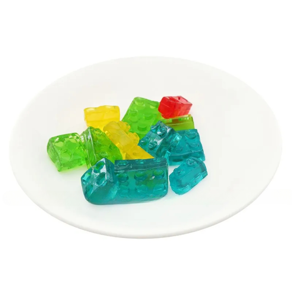 Kẹo dẻo Playmore xếp hình vị trái cây/vị sữa chua 64g