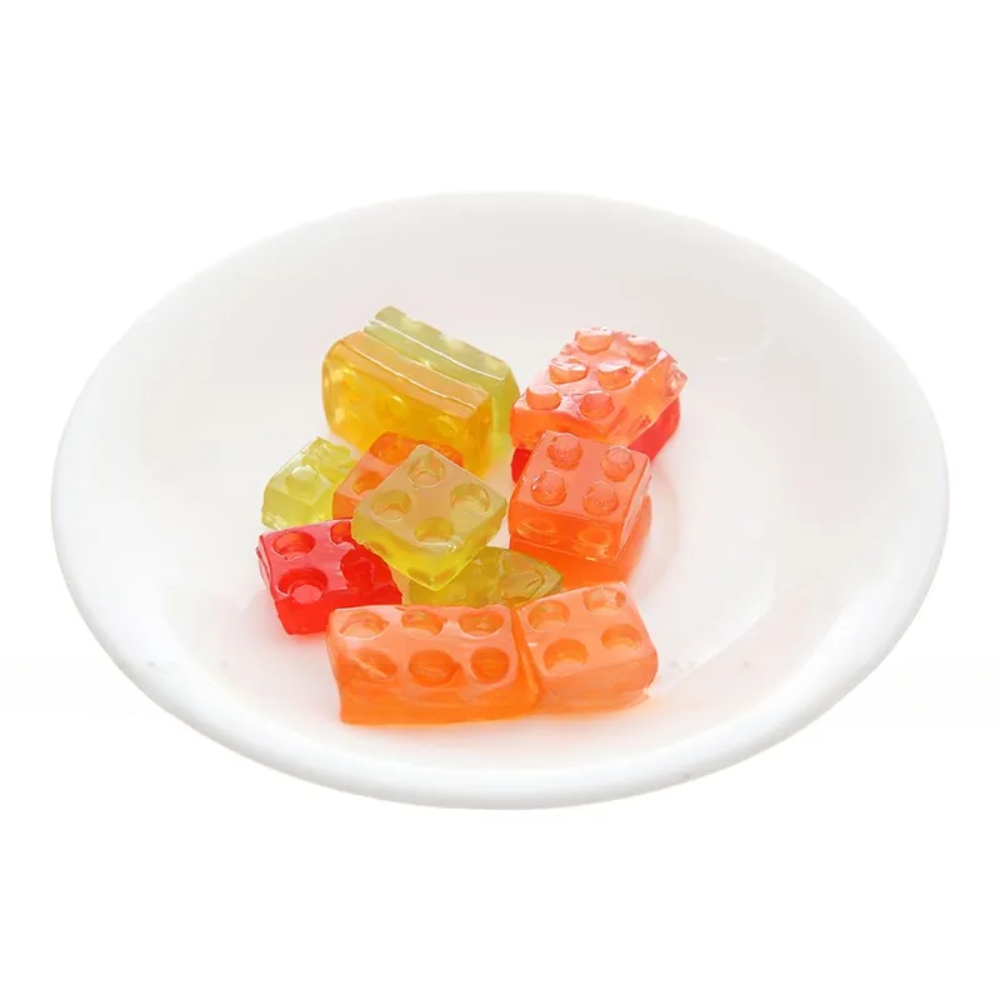 Kẹo dẻo Playmore xếp hình vị trái cây/vị sữa chua 64g