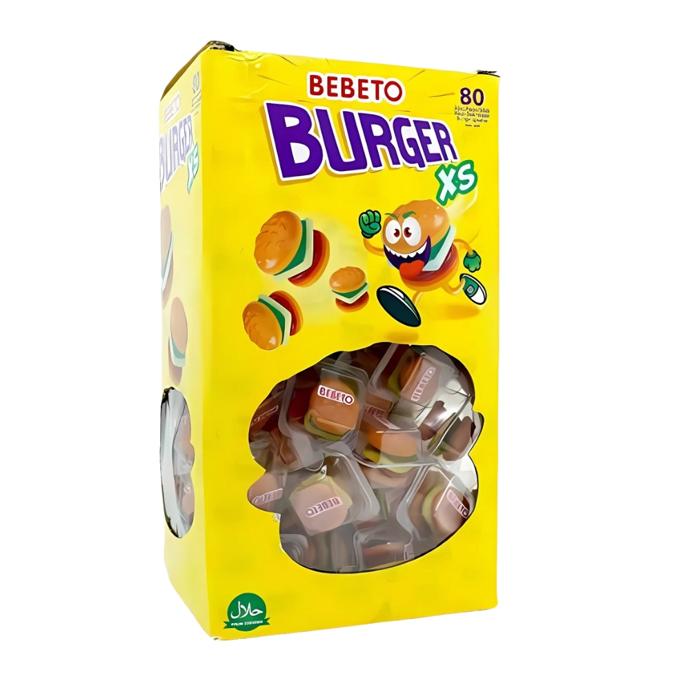 Kẹo dẻo Bebeto Burger Mini hộp 840g