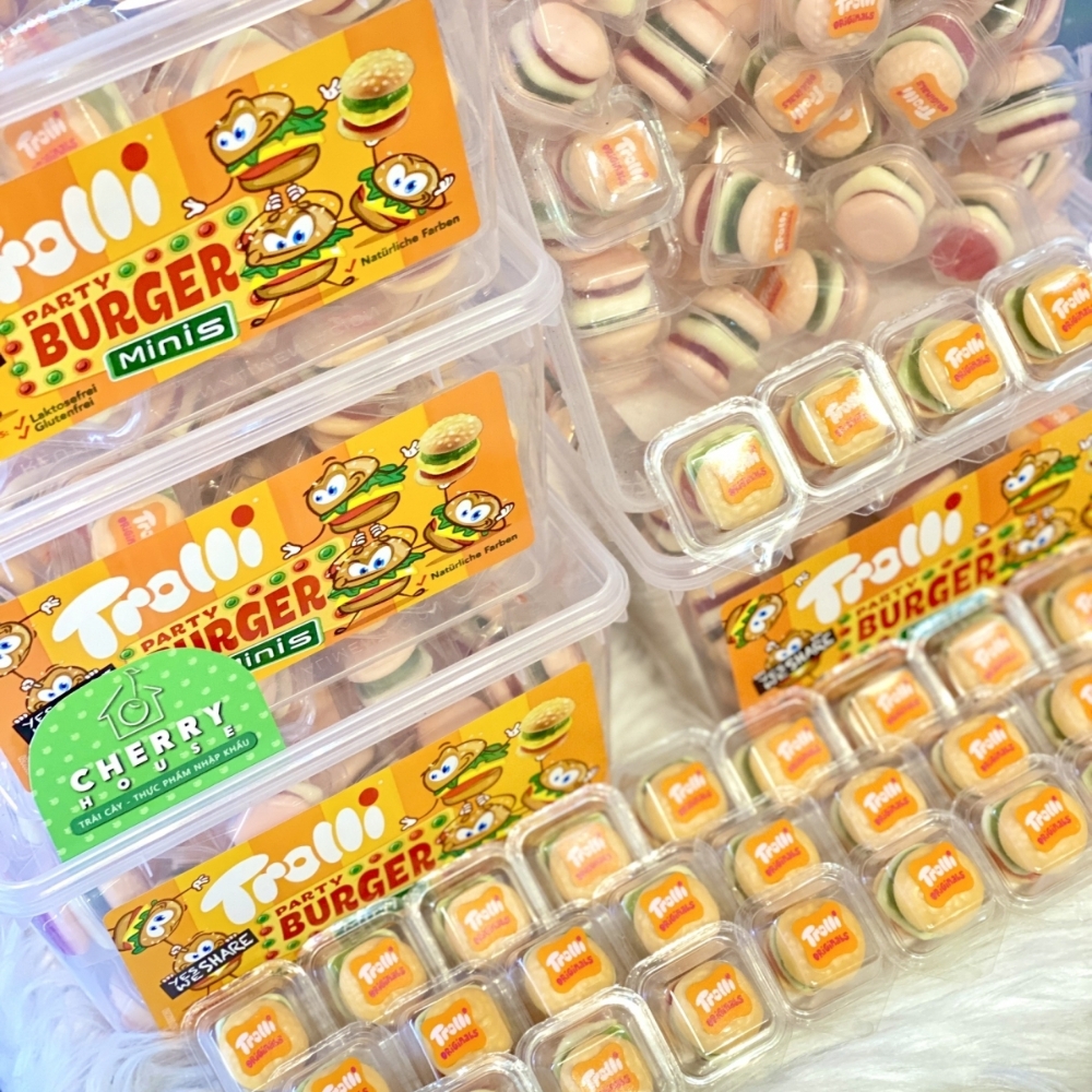 Kẹo dẻo Bebeto Burger Mini hộp 840g