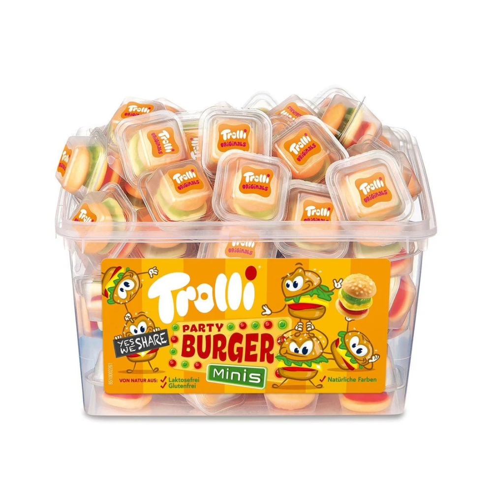 Kẹo dẻo Bebeto Burger Mini hộp 840g