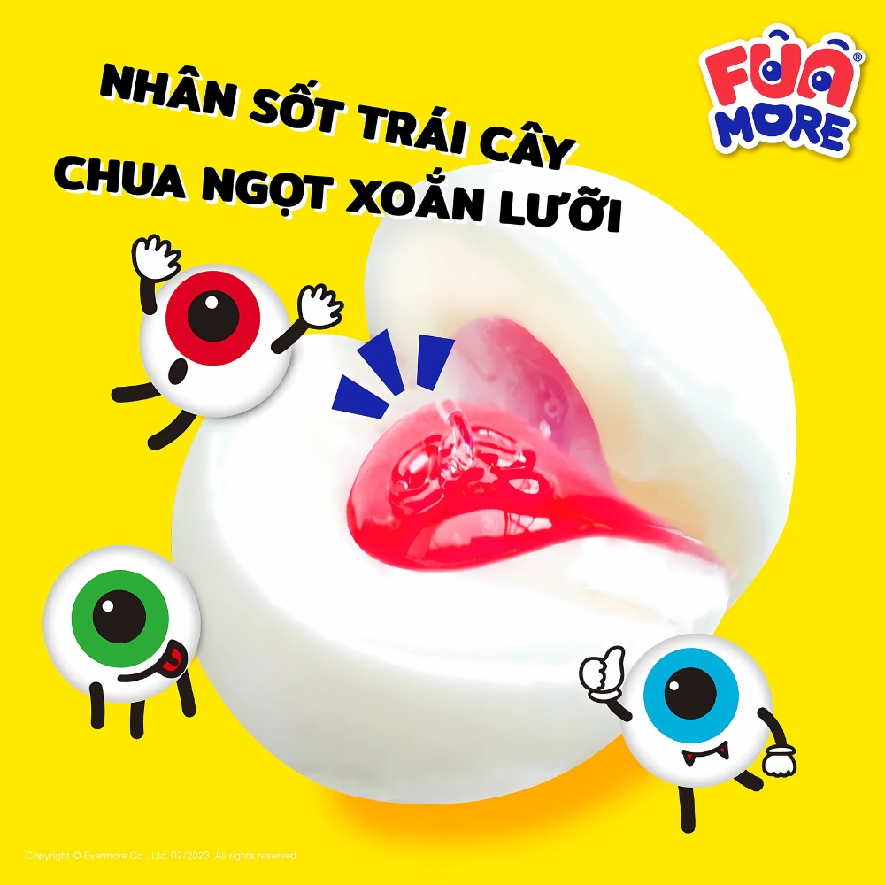 Kẹo dẻo Funmore hình con mắt 18g