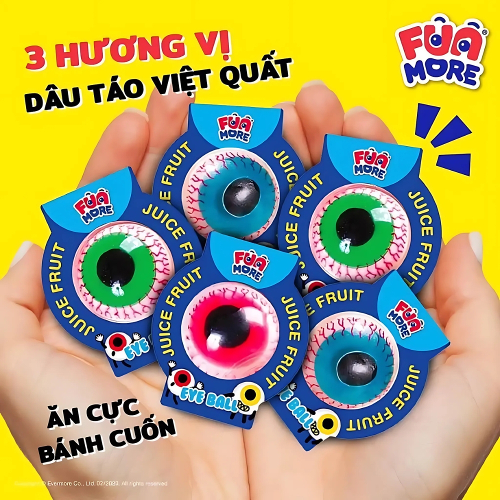 Kẹo dẻo Funmore hình con mắt 18g
