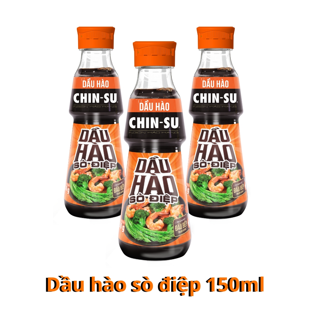 Thùng Dầu hào Chin-su sò điệp 150/525ml