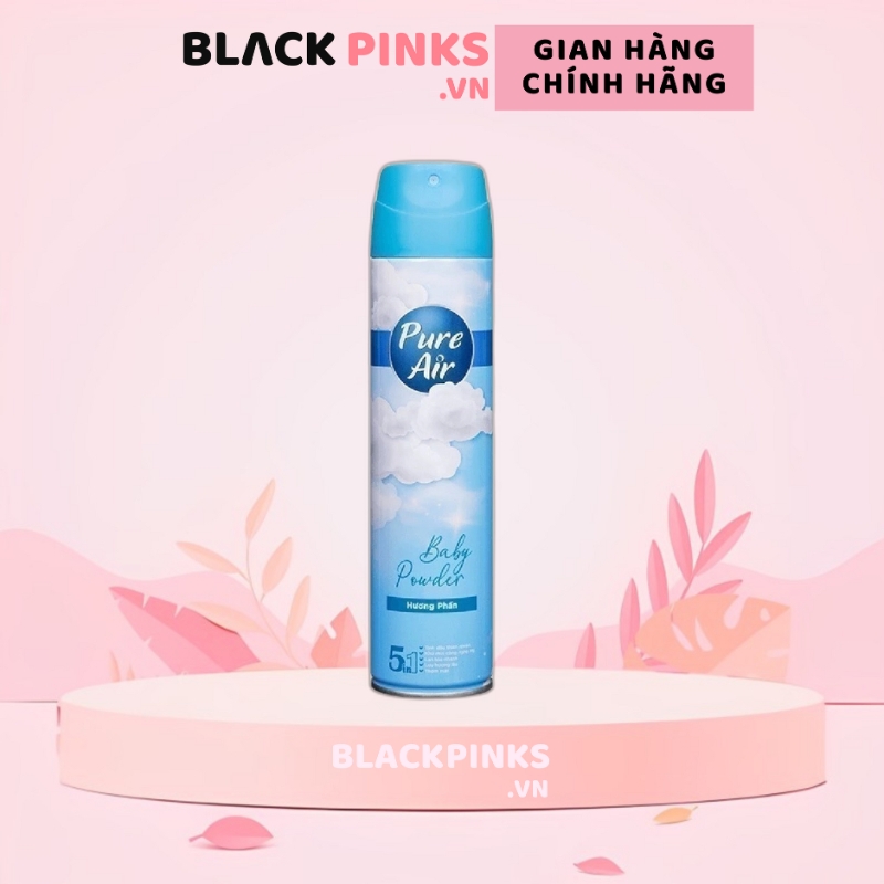 Xịt phòng hương nước hoa Pure Air hương phấn/hoa hồng/anh đào/lavender/cam chanh/ 280ml