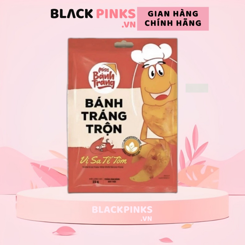 Miss Bánh Tráng Trộn Vina Snack vị gà quay/phô mai/chanh sả/rong biển/sa tế tôm/sa tế bò/ 20-23g