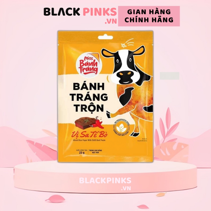 Miss Bánh Tráng Trộn Vina Snack vị gà quay/phô mai/chanh sả/rong biển/sa tế tôm/sa tế bò/ 20-23g