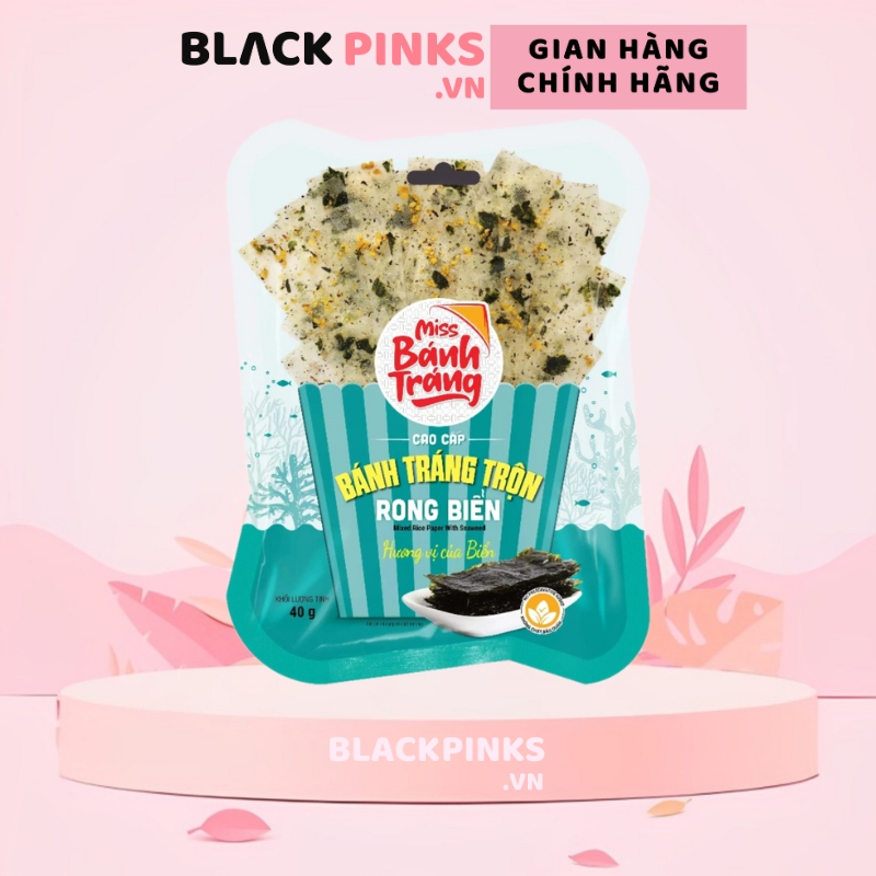 Miss Bánh tráng trộn Vina Snack vị sa tế bò/sa tế tôm/rong biển/gà quay 40/46g