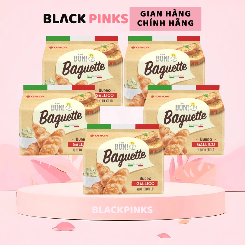 Bánh mì nướng kiểu Ý Orion C'est Bon Baguette vị bơ tỏi đút lò 180g