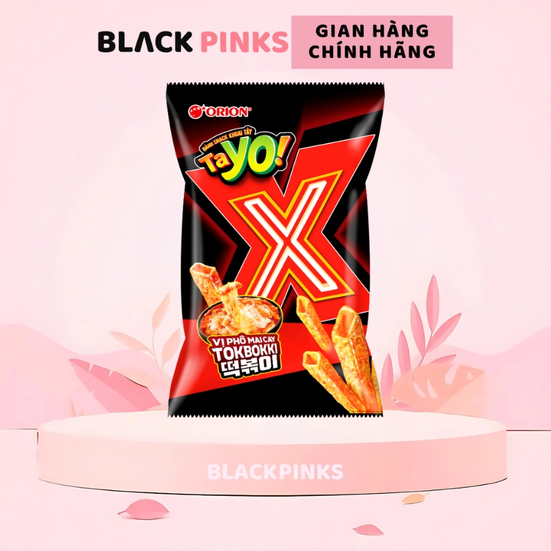 Snack khoai tây Tayo! X Orion vị trứng muối/tảo ngọt/tokbokki 28g