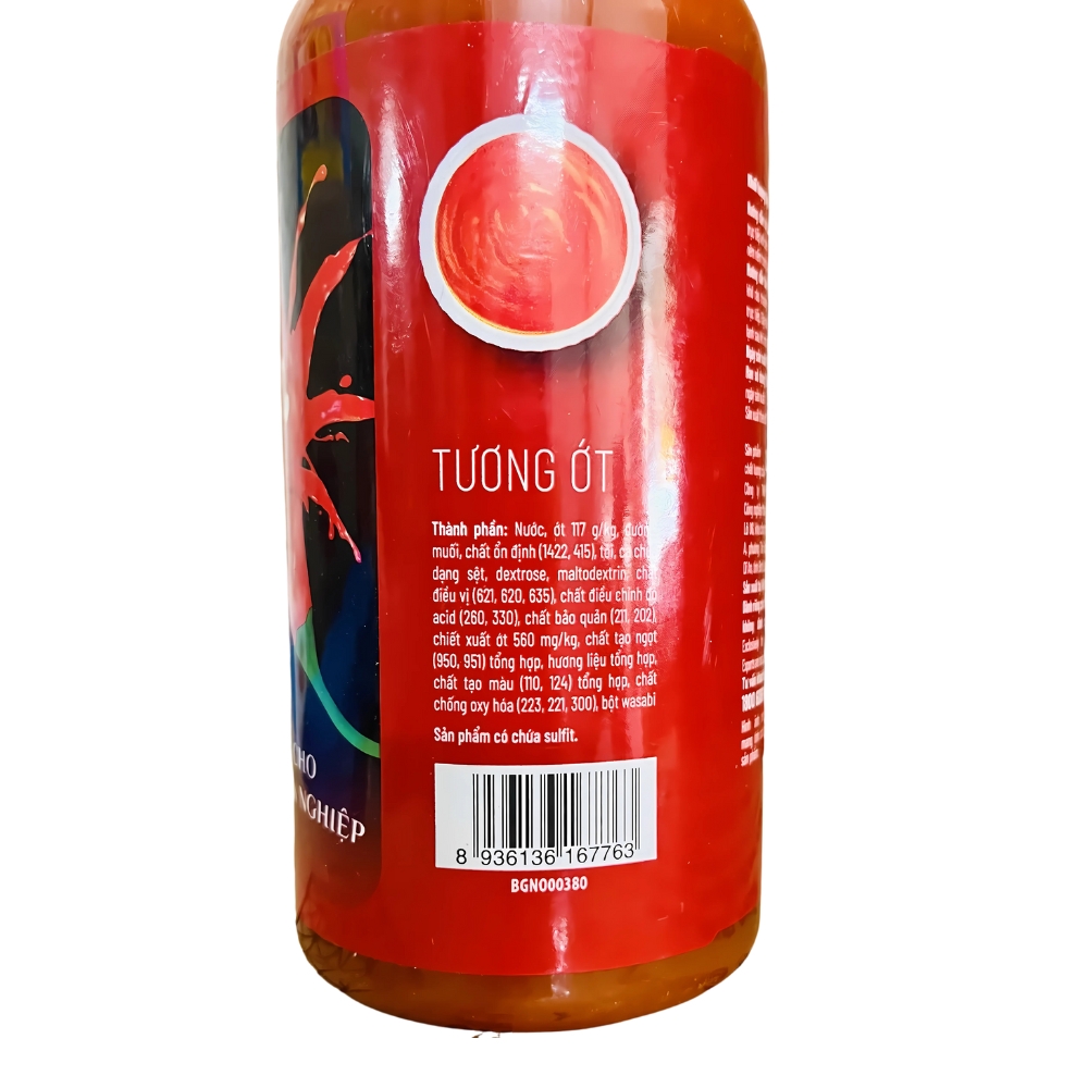 Thùng 6/12 chai tương ớt Chin-su Professional 450/2100g