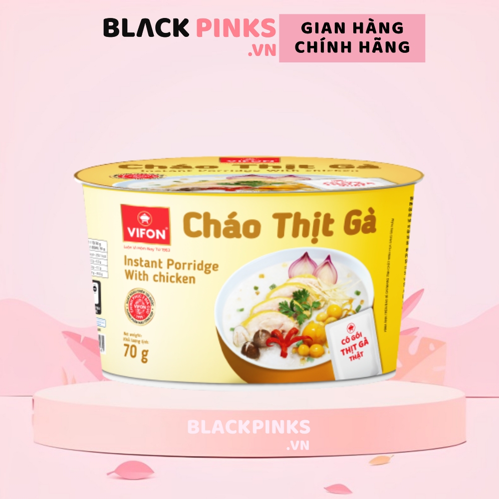 Cháo thịt gà̀/thịt bằm Vifon tô 70g