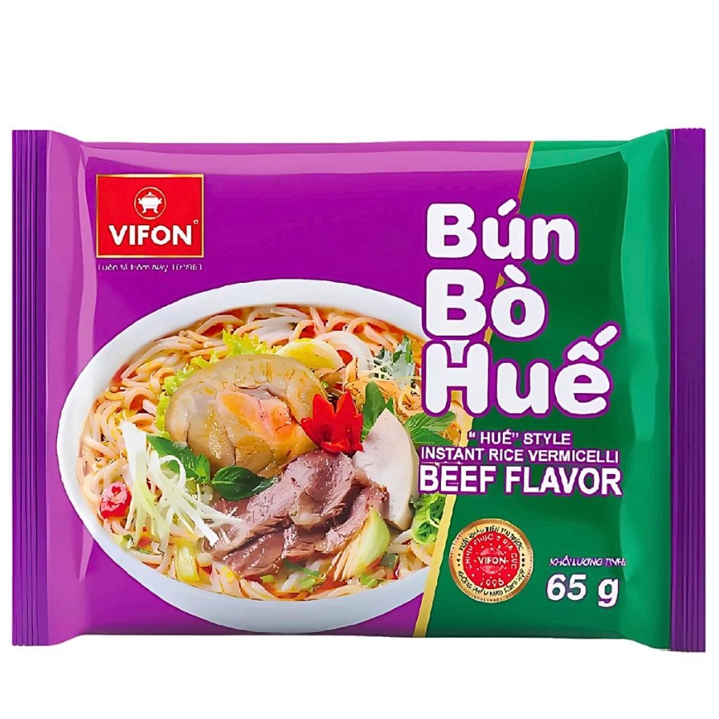Bún bò Huế/tôm/riêu cua/giò heo Vifon gói 65g
