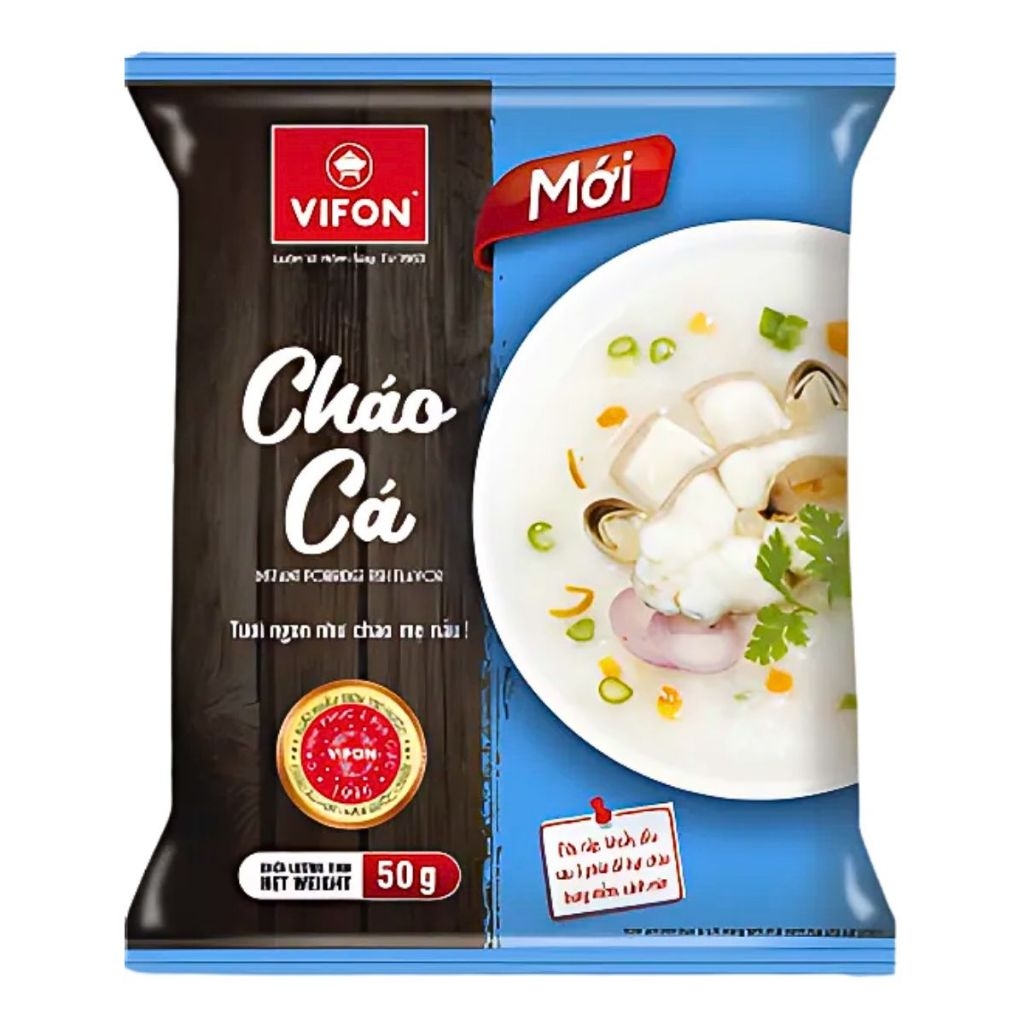 Cháo thịt bằm/gà/cá Vifon gói 50g